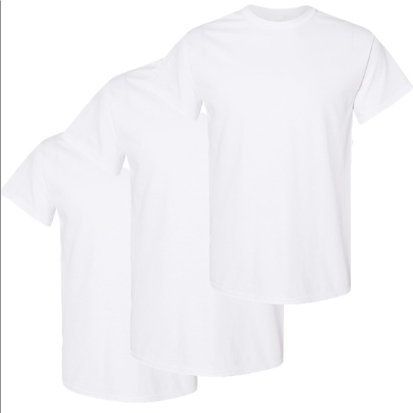 Gildan Heavy Cotton T-shirt White (3-pack) - Picture 1 of 2